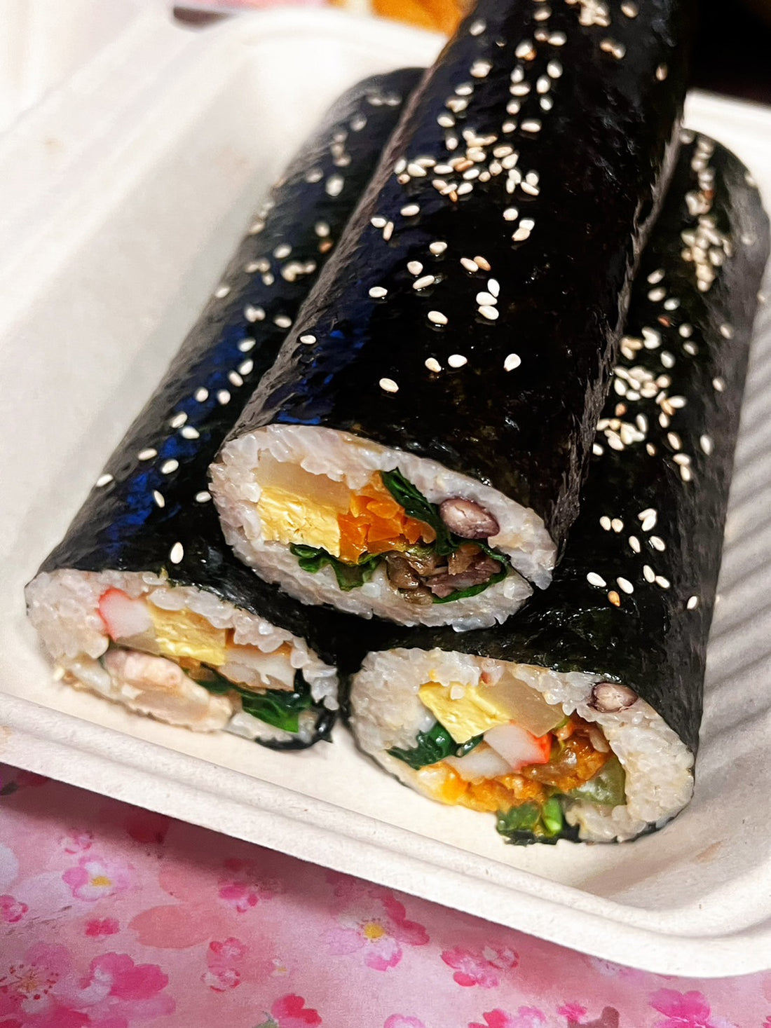 発酵玄米キンパを3種類作りました!