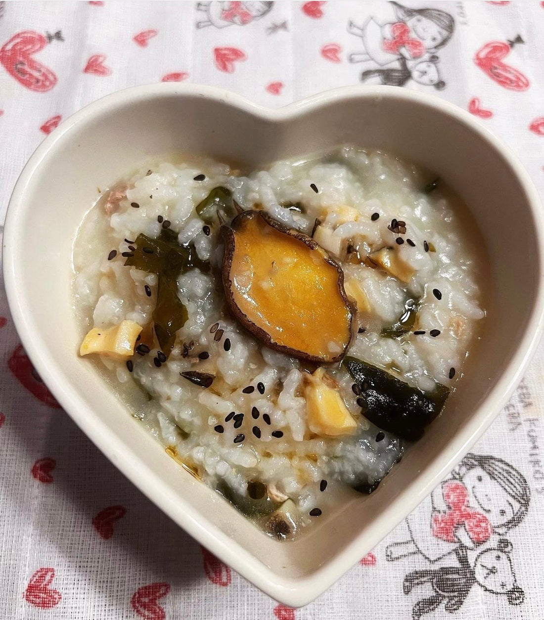 鮑のお粥(発酵玄米お粥)